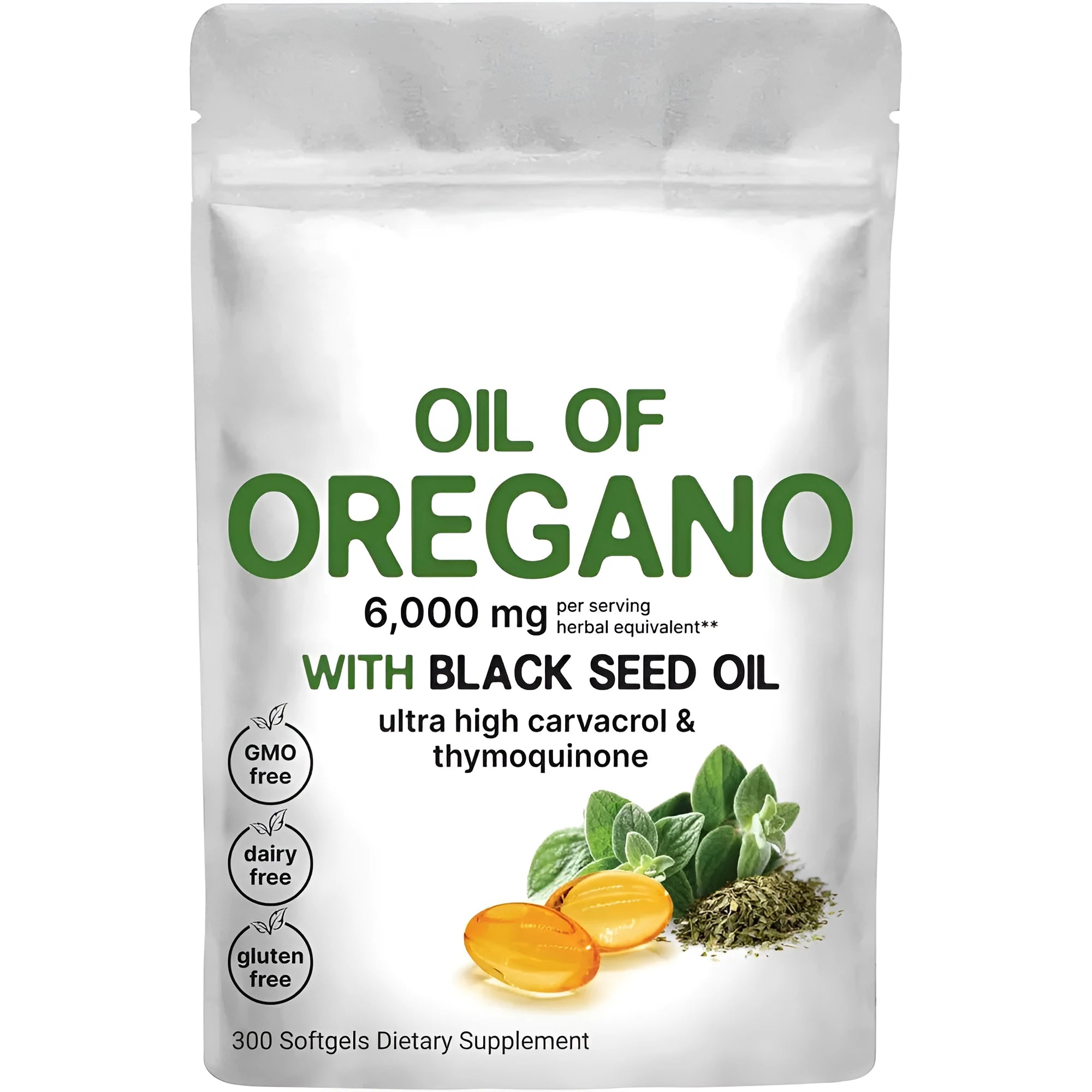 Pack of Butter Black Seed Oil Soft Capsules dietary supplement for adults.