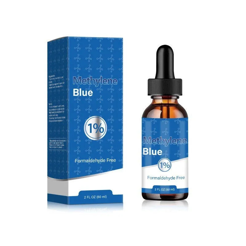 Methylene blue drops health supplement 50ml bottle for memory and fatigue relief