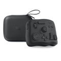 TourBox NEO video editing controller auxiliary keyboard with dials and buttons on a black PC+ABS housing.