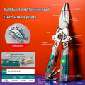8.8 inch electricians pliers and wire stripper tool with rust prevention coating