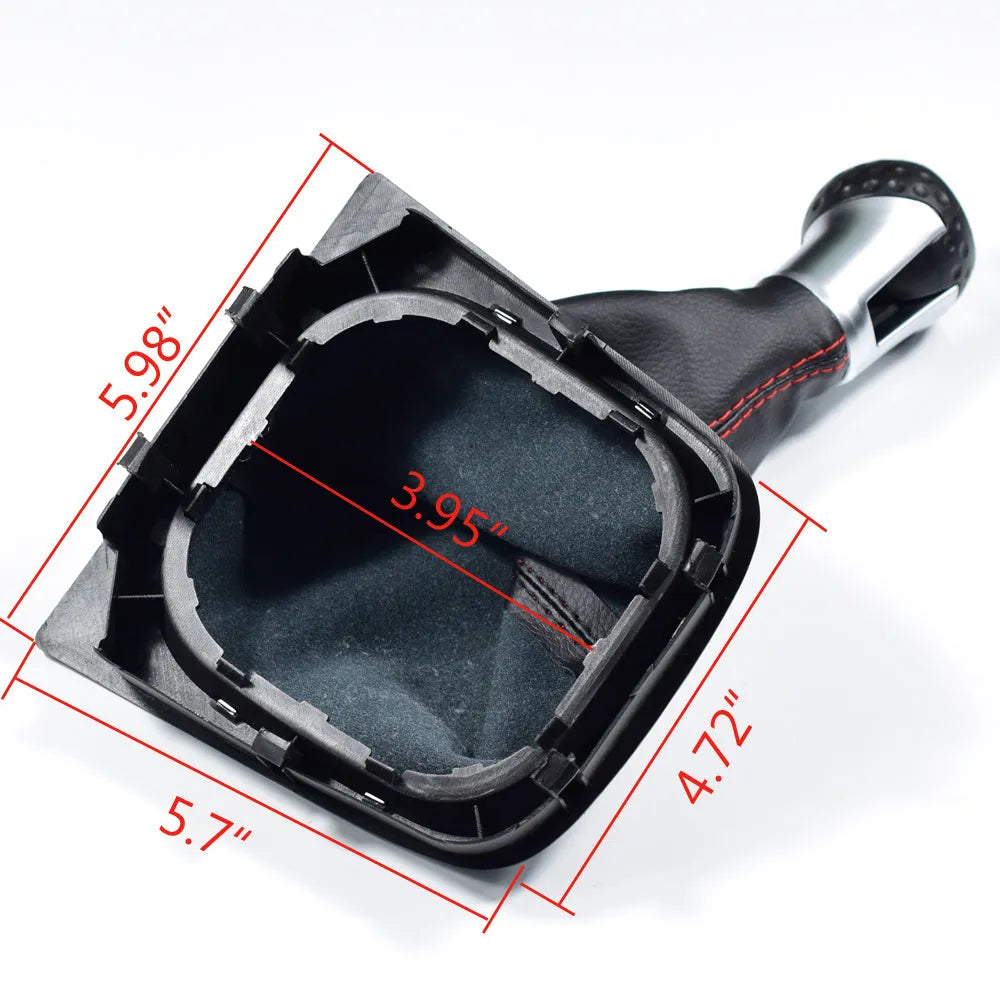 Leather gear lever handball cover dust boot for Volkswagen Golf manual transmission cars.