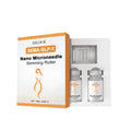 Micro needle body shaping roller with 0.3mm needles and two 10ml slimming essence bottles