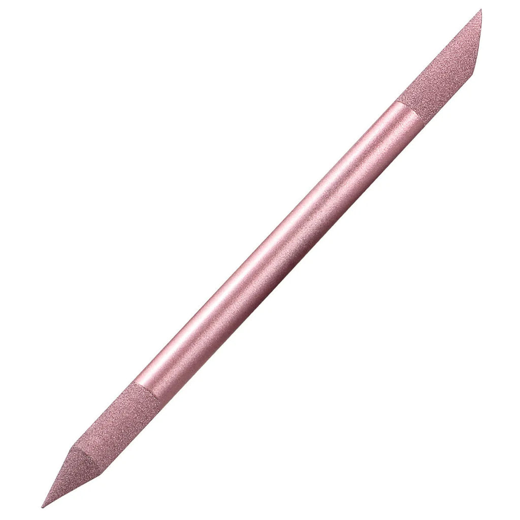 Crystal glass nail buffer tool with frotton engraving in multiple colour options
