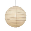 Japanese style rice paper chandelier pendant light in three sizes for living room or bedroom.