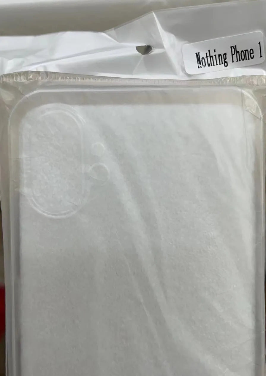 Ultra-thin transparent TPU phone case for Nothing Phone 2A, 2, and 1, slim back cover