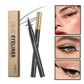Black liquid eyeliner pen with sweat-proof and smudge-resistant quick-drying formula