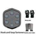 Black smart boxing machine with Bluetooth connectivity and EVA construction for home fitness training