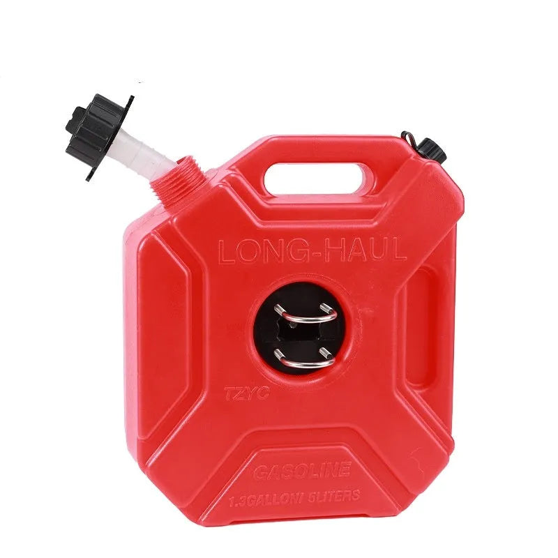 Lockable 5L spare fuel tank for car motorcycle oil drum black or red