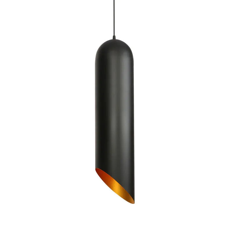 Matte black retro iron chandelier with multiple arms, shown against a neutral wall.