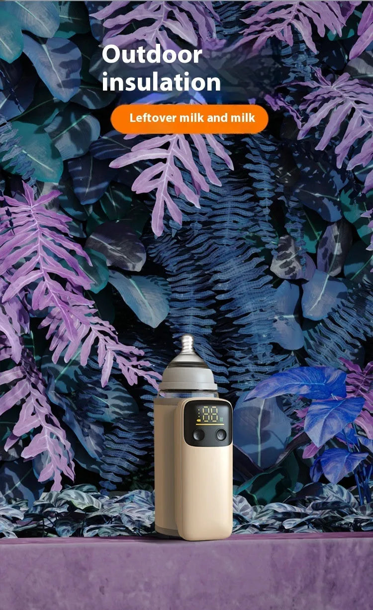 4th generation baby bottle insulation warmer with 8000mAh fast charging battery and universal design