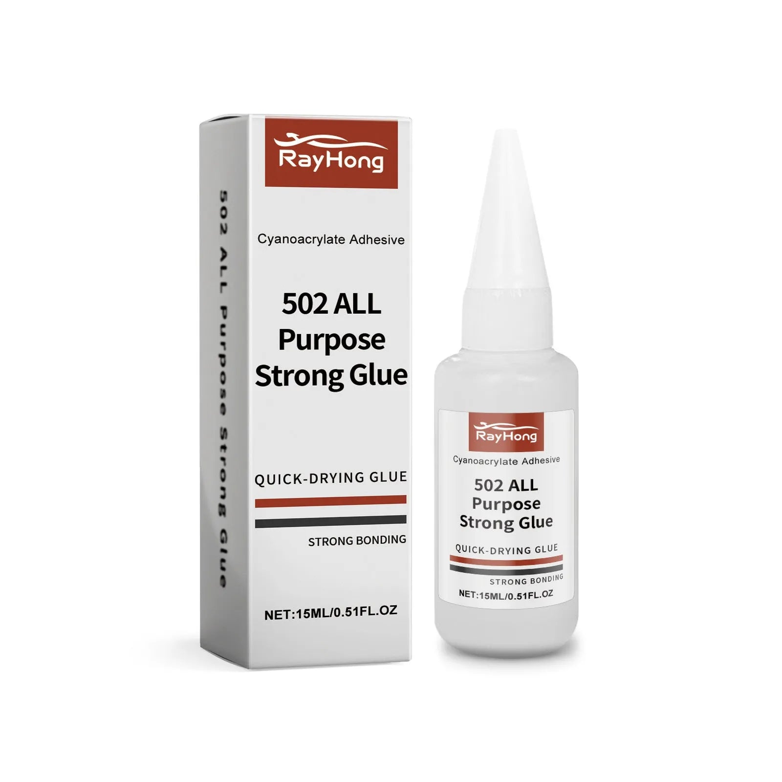 Close-up of a black car tyre repair glue bottle with label showing 15ml net content, next to car tyre