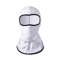 Cotton motorcycle windproof dome cap head cover shown with a pair of gloves in a choice of colours.