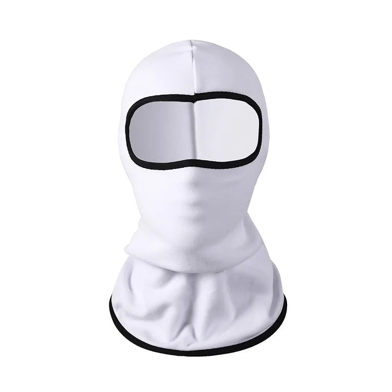 Cotton motorcycle windproof dome cap head cover shown with a pair of gloves in a choice of colours.