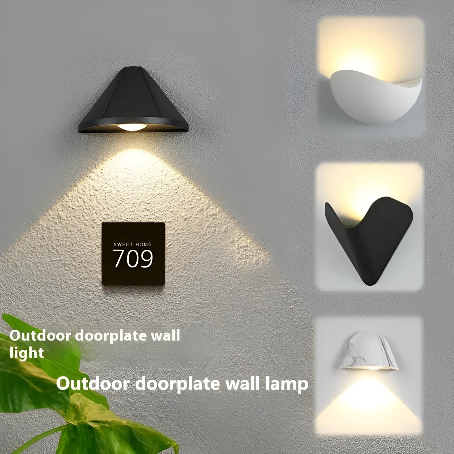 Black Bird's Nest style LED courtyard lamp with IP65 waterproof rating and warm white light.