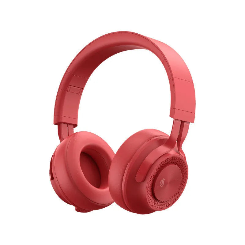 Sports wireless Bluetooth headset in black, green, grey, and red colour options.