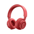 Sports wireless Bluetooth headset in black, green, grey, and red colour options.