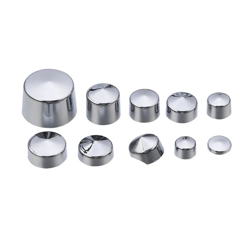 87 piece chrome ABS bolt toppers kit for Harley Davidson Softail Twin Cam 1984-2006