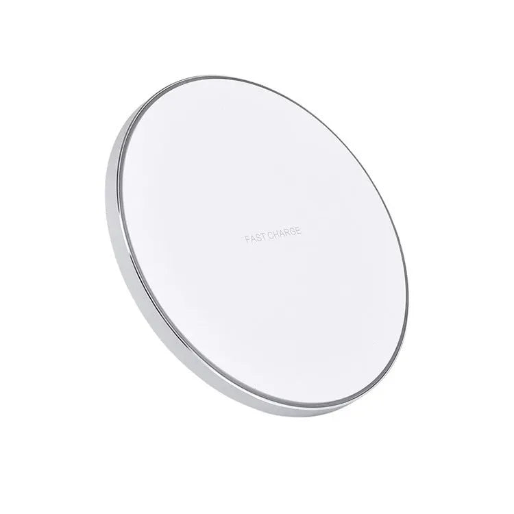Ultra-thin square wireless charging pad in black red white or yellow colours