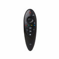 Black universal remote control for LG AN-MR500 and AN-MR500G Smart TVs showing front button layout.