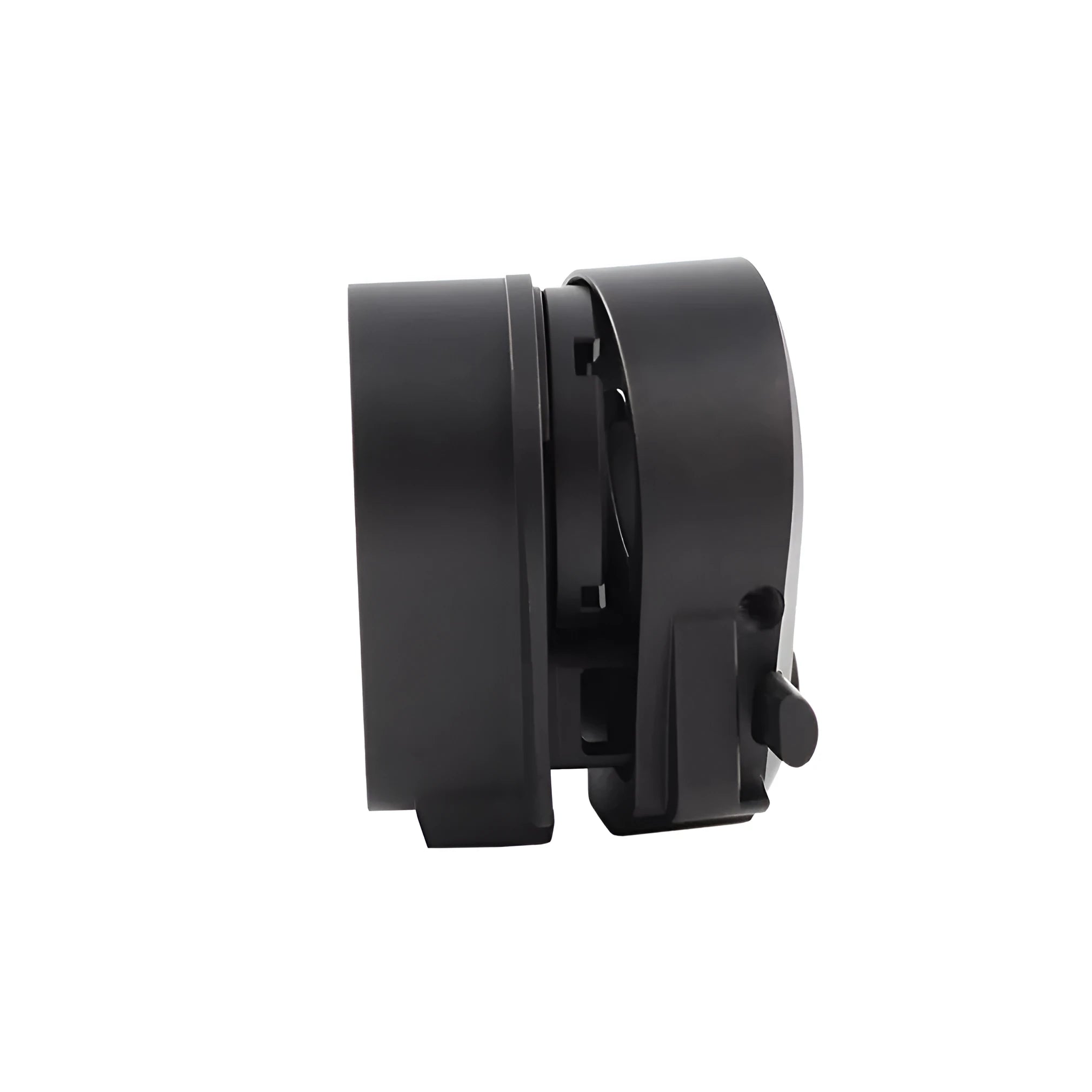 CNC machined aluminium third generation folding stock adapter with black DLC finish for AR-15 and AR-10 rifles