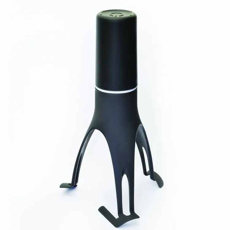 Uutensil Stirr automatic cooking mixer in green or grey, 22.2 cm tall