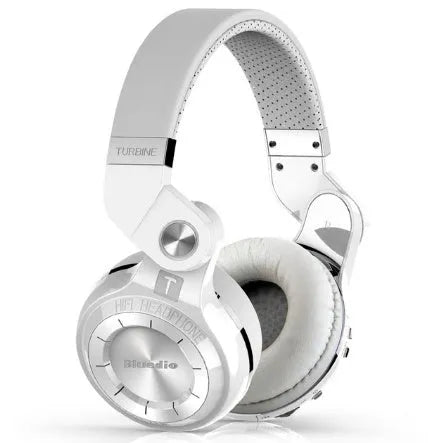 Bluedio T2 Plus wireless on-ear headphones in blue colour with headband and large ear cups