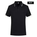 Men's and women's cotton lapel polo in solid colour, short sleeves, loose fit, available in multiple shades