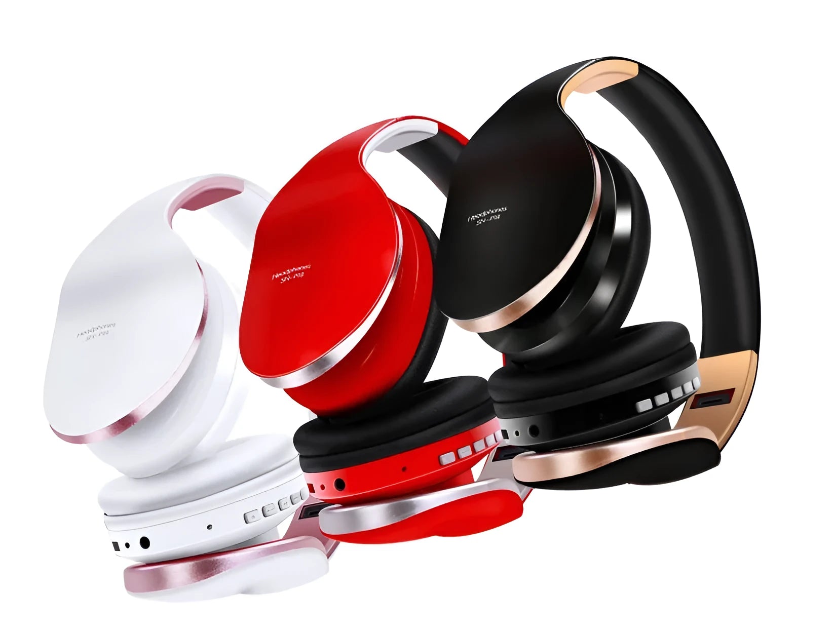 HobbyLane Bluetooth headset in black, red or white colours with 40mm drivers
