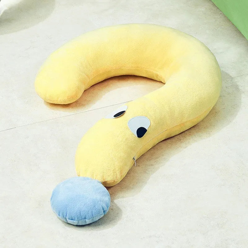 Blue rectangular pet pillow for cats and dogs on a floor, dimensions 62cm by 39cm.