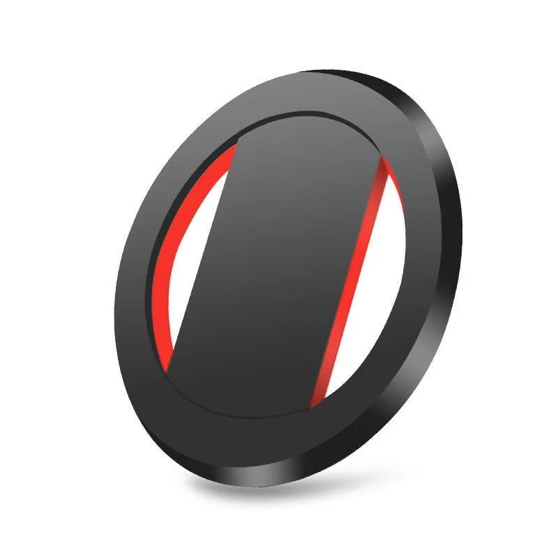 Ring Ultra-thin Magnetic Mobile Phone Holder in white for car desktop and handheld use