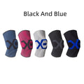 Men's silicone knee pads for running and cycling protection in multiple colour options
