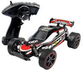Blue 1:18 scale remote control off-road drift car with 2.4G transmitter