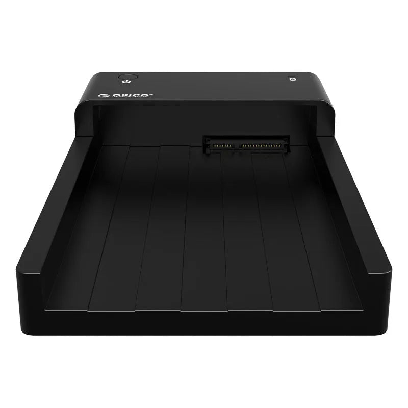 ORICO 6518US3 external hard drive enclosure for 2.5 and 3.5 inch SATA HDD SSD with USB 3.0, black