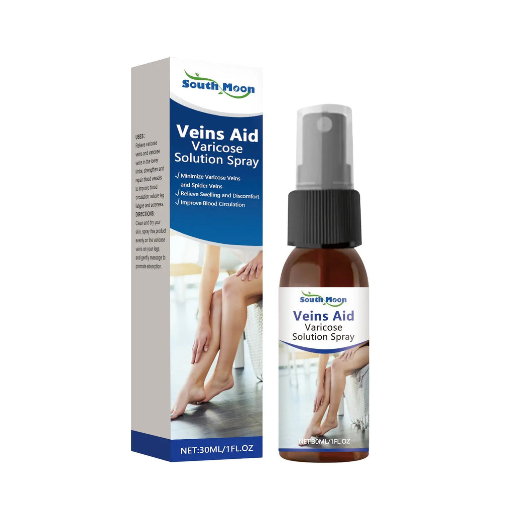 30ml Leg Care Spray bottle with menthol, ginger and horse chestnut for daily leg massage