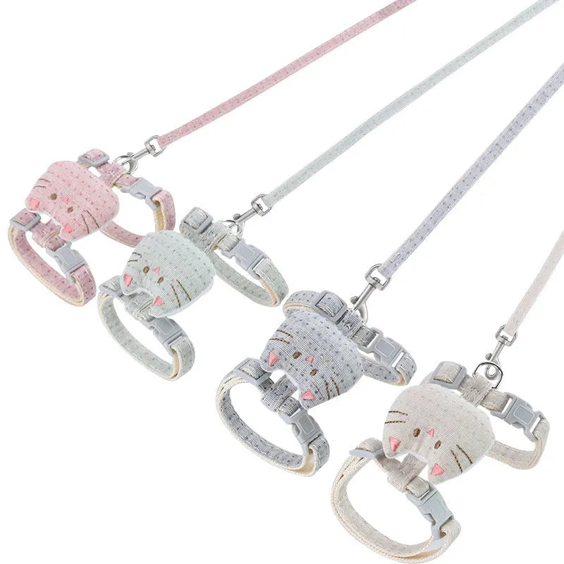 T-shaped cloth cat drawstring pulling rope toy in various colours for cats up to 8kg