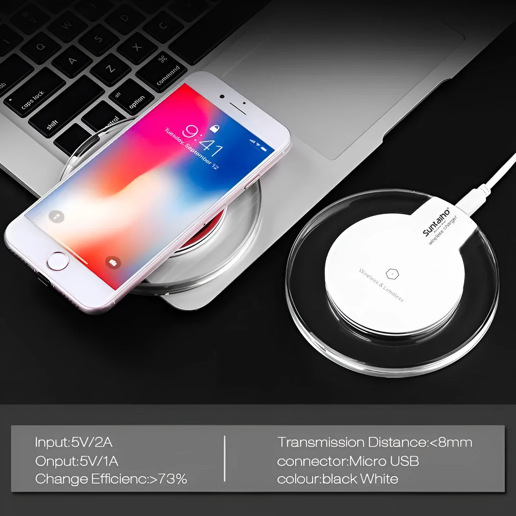 Qi wireless charging receiver module for Samsung Galaxy S8 S8 Plus and iPhone compatibility