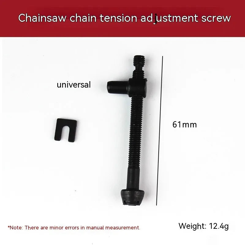 Assortment of nylon thread spools for chainsaw chain tension adjustment repair.