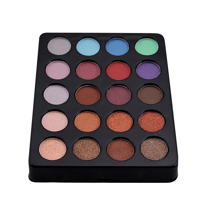 Lip pencil blush combination makeup set with lip gloss eye shadow and brush in compact case GM17290