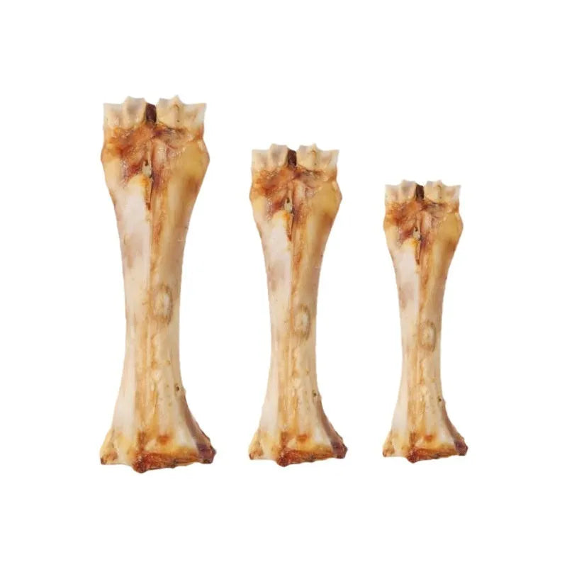 Large, medium, and small size molar rod chew toys for puppy teeth cleaning and training.