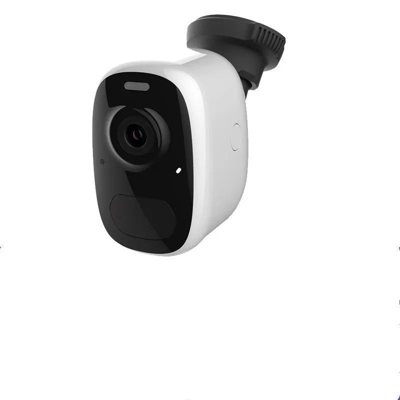 W8 outdoor waterproof battery network camera with 1080P resolution and 2.8mm lens mounted on exterior wall