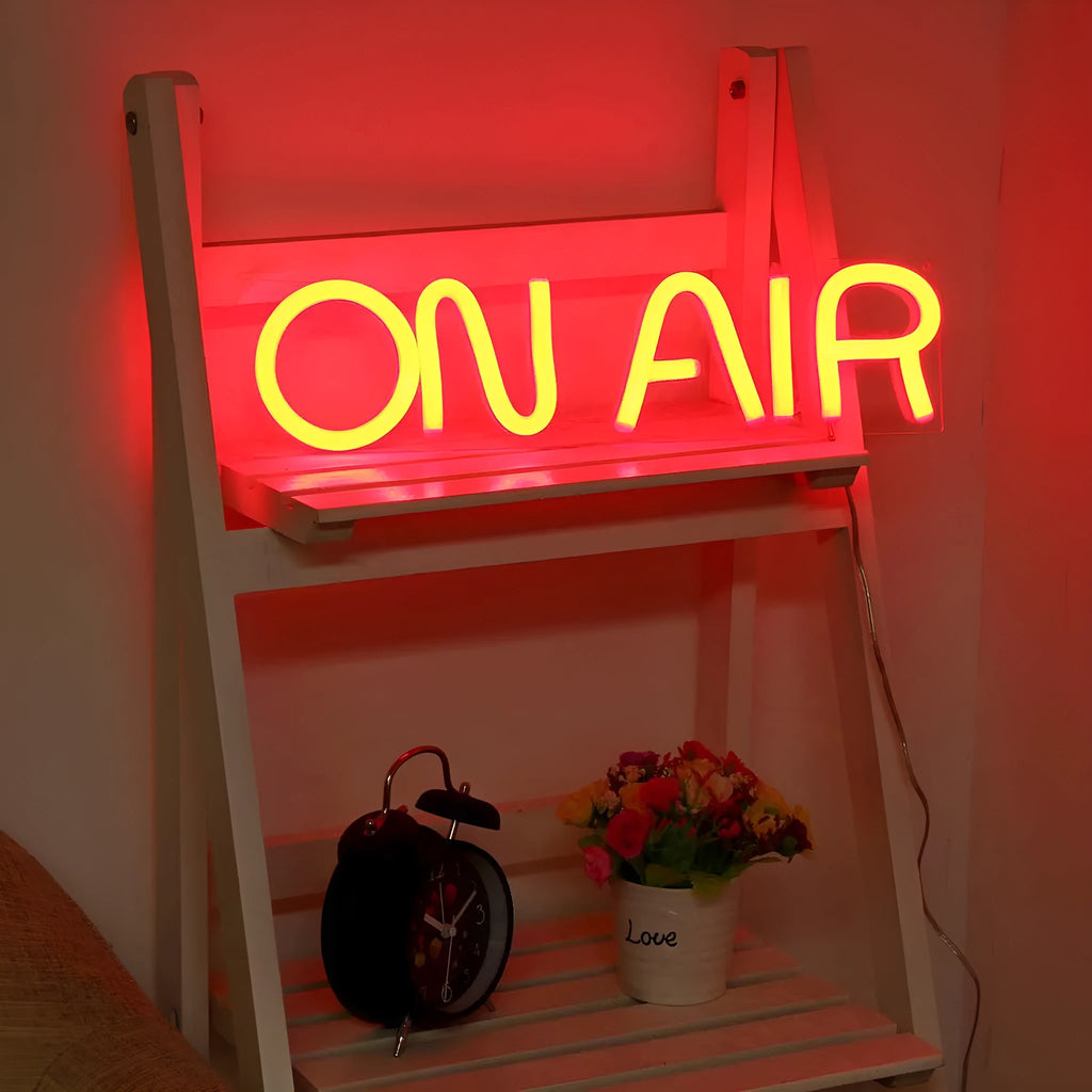 40cm square acrylic LED bar light sign with custom picture display and UK adapter