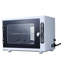Silver ultraviolet steriliser with stainless steel chamber for salon tool disinfection