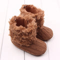 Leather baby shoes in five colours with soft soles for infants