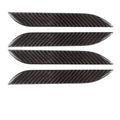 Tesla Model S carbon fibre door handle protection patches with adhesive backing