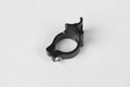 Black aluminium alloy vehicle clamp ring with 28.6mm diameter for bracket mounting