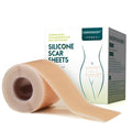 3 metre roll of transparent silicone scar tape with pomegranate and glycerin.