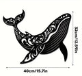 Black iron silhouette animal garden decoration, American country style, eagle shape