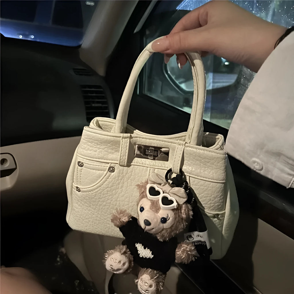 Women's casual shoulder bag in soft PU material with standard size