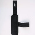 Athletic Wristguards Booster Stripe wrist protector in black with adjustable strap and grip aid design