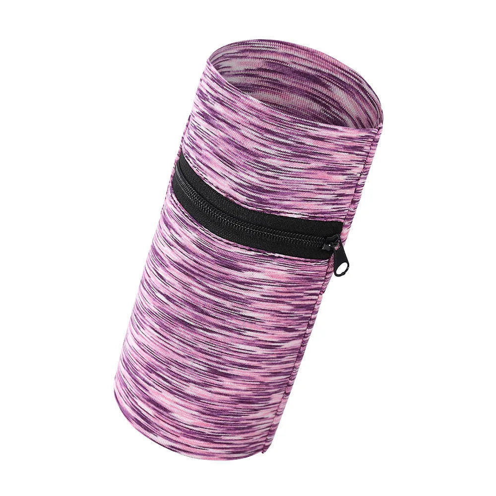 Large capacity running arm phone bag in multiple colours including black, blue, orange, and striped patterns